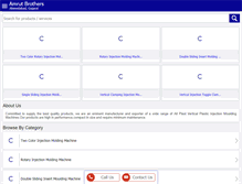Tablet Screenshot of amrutbrothers.com